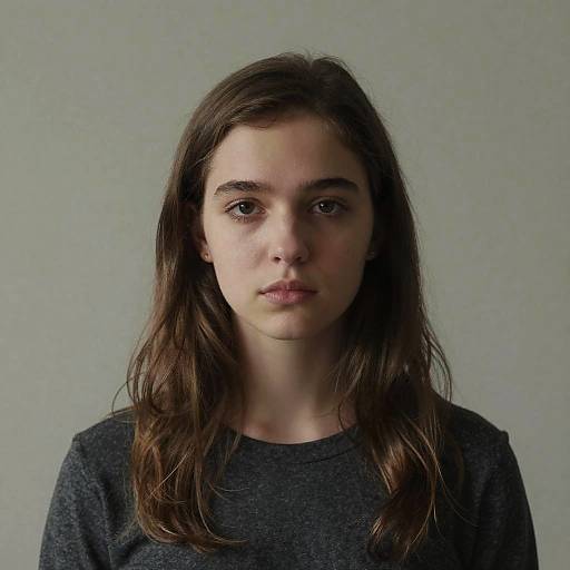 Cinematic 70mm Contemplative Young Woman Portrait