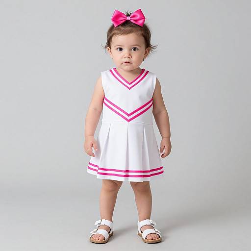 Realistic Newborn Cheerleader Outfit
