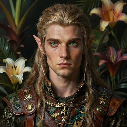 Noble Elven Ranger Portrait