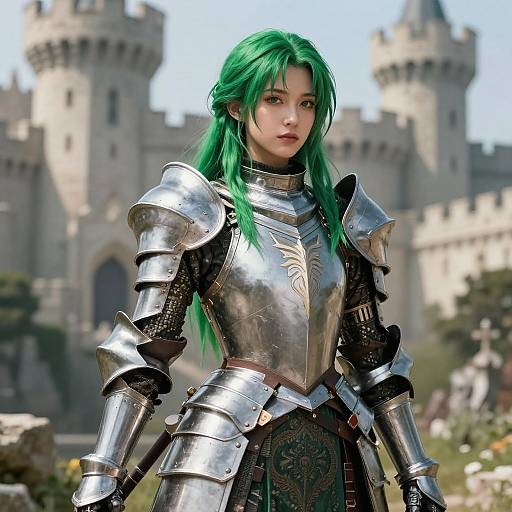 Female Fire Emblem Knight Artwork