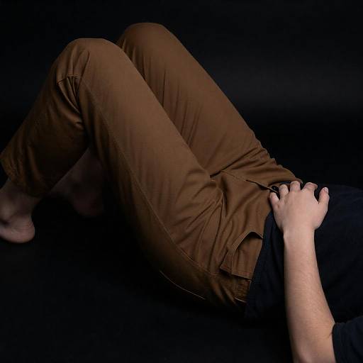 Moody Intimate Portrait in Darkness