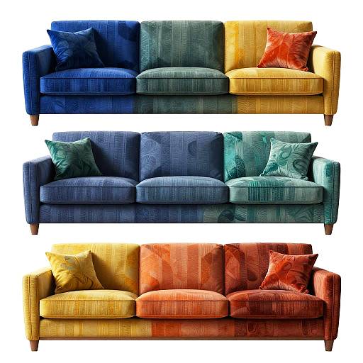 Art Deco Sofas Inspired by Chagall