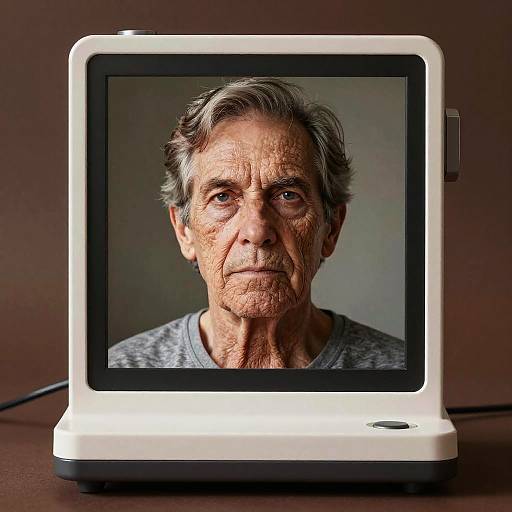 Futuristic Photo Aging Machine