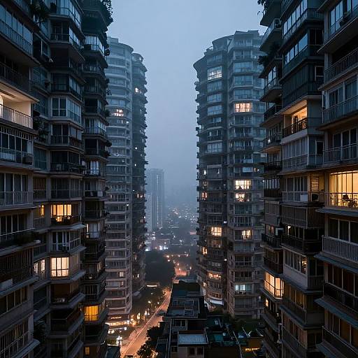 Vertiginous Twilight Metropolis Labyrinth