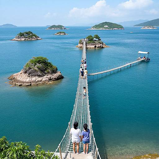 Islands Connected by Laughter Bridges