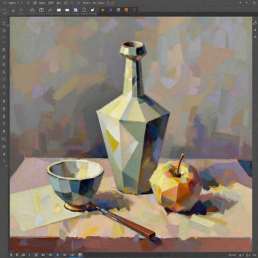 Cubist AI Art Editor Transformation