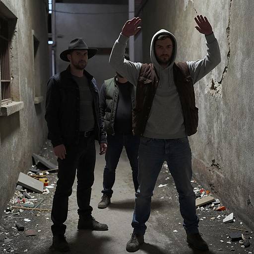 Mysterious Encounter in a Dark Alley