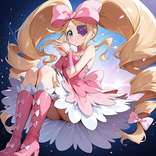 Illustration of Harime nui, kill la kill in the style of Ume (plumblossom)