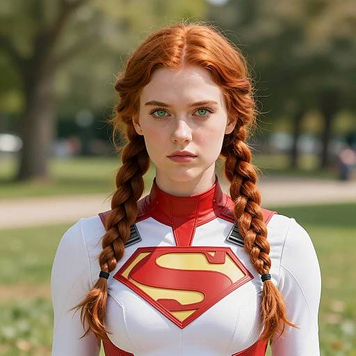 Realistic Uravity Costume in Sunlit Park