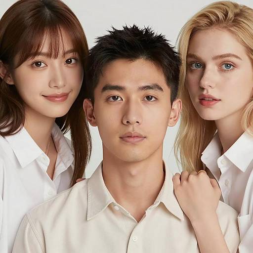 Intimate Couple Portraits: Diverse Expressions