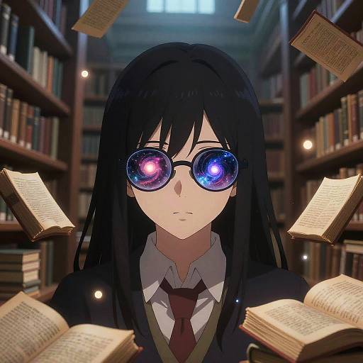 Astral Librarian in Interdimensional Library