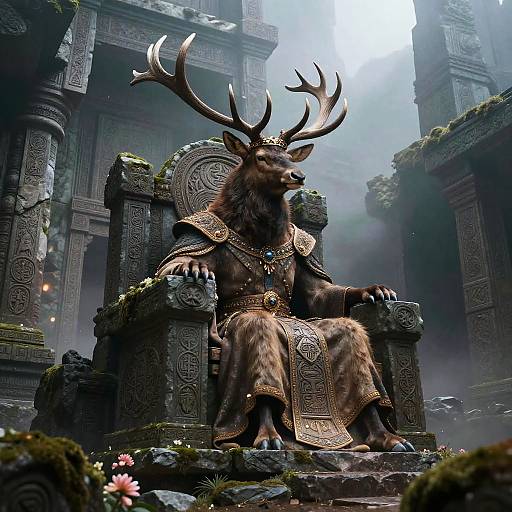 Regal Elk Sovereign in Misty Temple