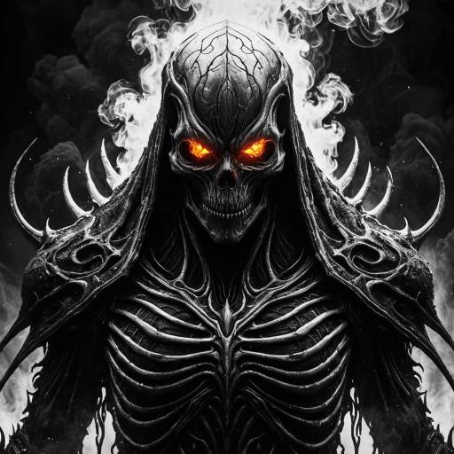 Abyssal Wraith with Lava Cracks