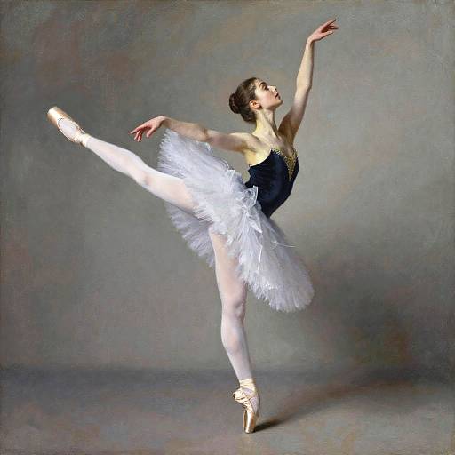 Ballet Dancer Portrait in Sargent Style