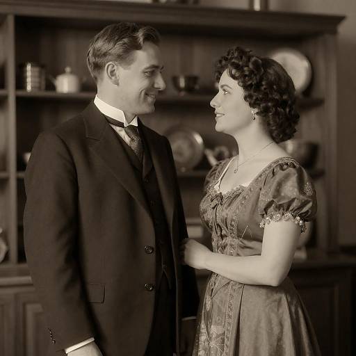 Vintage Romantic Scene Photography