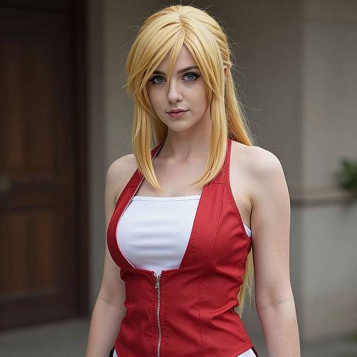 Realistic Sexy Konan Cosplay Photo