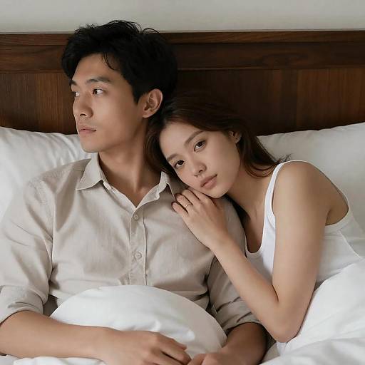 Intimate Moment in Soft Lighting