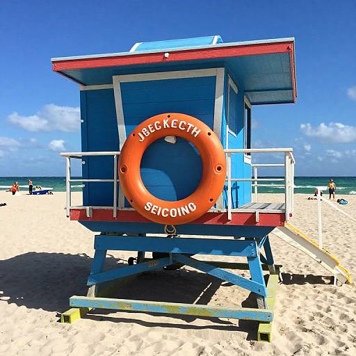Miami South Beach Lifeguard Scene