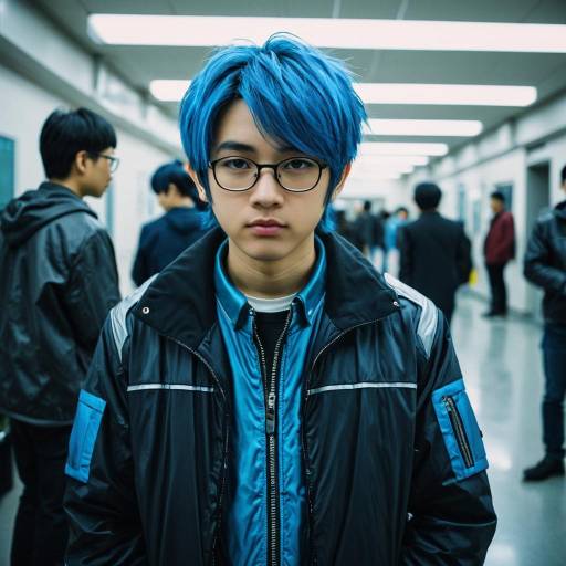 Realistic Sci-Fi Boy in Plastic Jacket