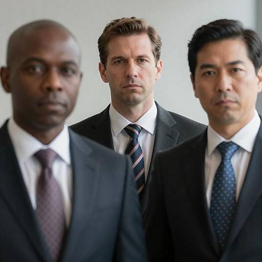 Professional Men in Suits Portrait
