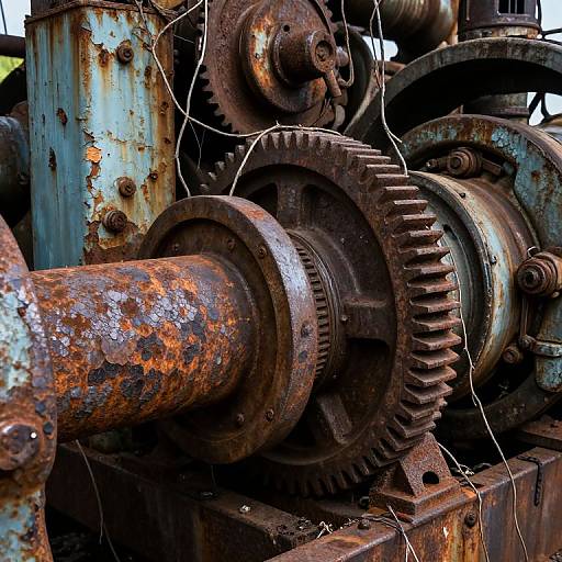 Nature Reclaims Abandoned Industrial Machinery