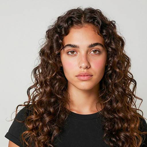 Portrait of a Young Woman in Gray