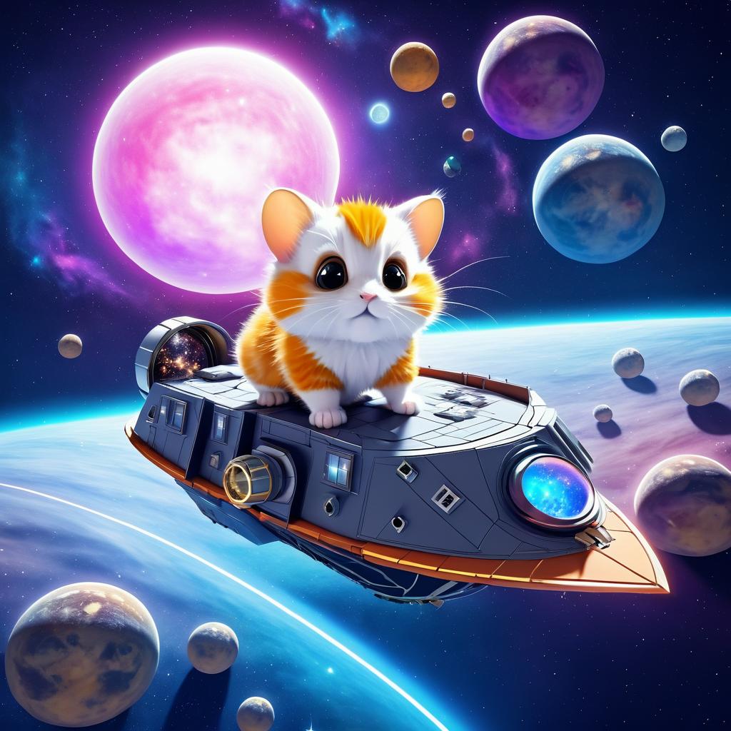 Space Adventures of a Feline Hamster