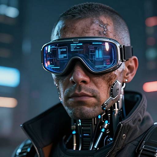 Ultra-Realistic Cyberpunk Portrait