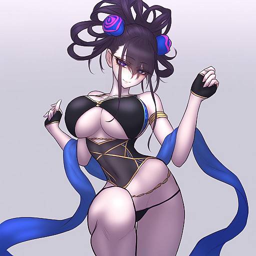 Illustration of Murasaki shikibu (swimsuit rider) (first ascension) (fate), fate/grand order in the style of Miata (miata8674)