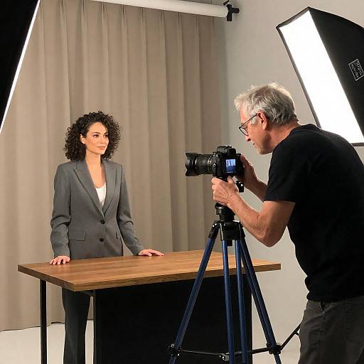 Capturing Moments: Studio Photography Scene