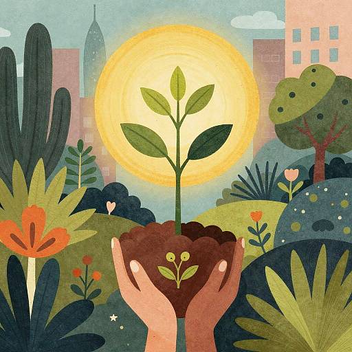 Urban Garden Renewal Body Art Cover