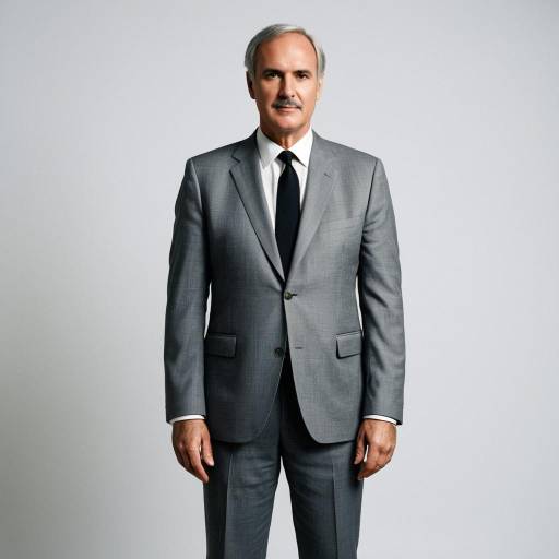Professional Middle-aged Man in Grey Suit