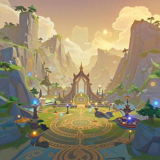 Mystical Genshin Impact Valley Base