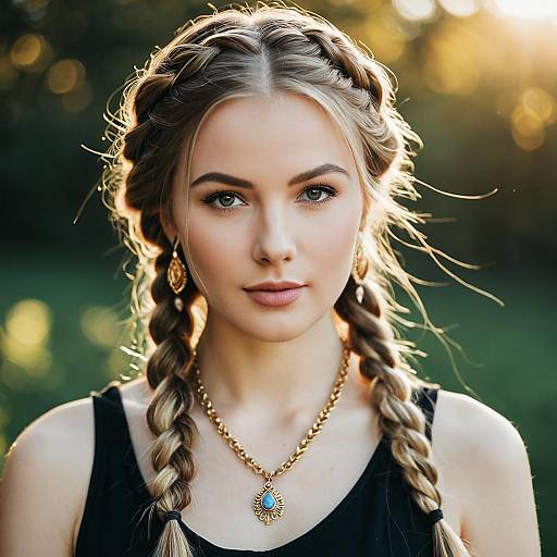 Ethereal Beauty in Jumbo Knotless Braids