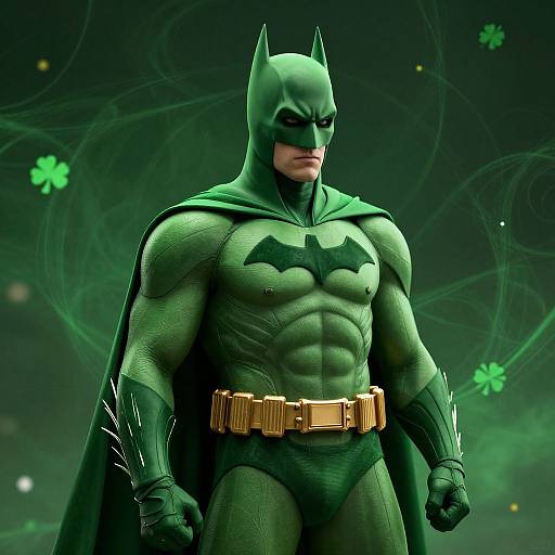St. Patrick's Day Green Batman