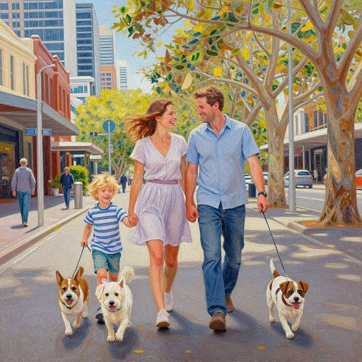 Impressionist Family Walk in Sydney