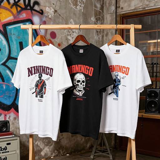 Urban Streetwear Tees Display