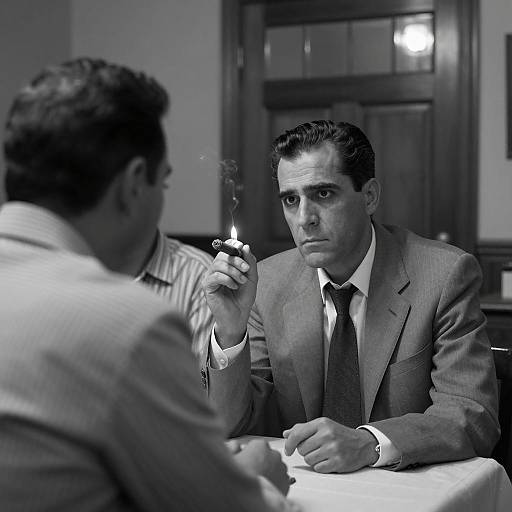 Intense Encounter in a Vintage Setting