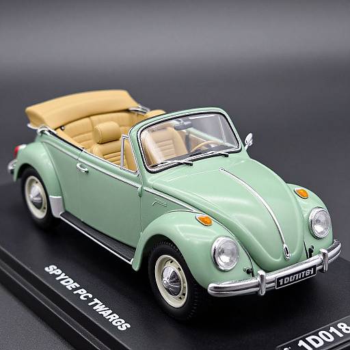 Patina Green Volkswagen Beetle Model