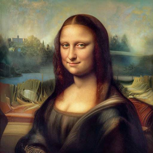 Photorealistic Portrait of Mona Lisa Costume