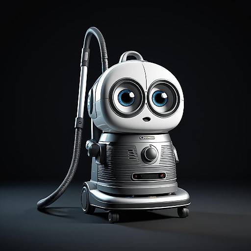 Cute Cartoon Vacuum Cleaner Robot