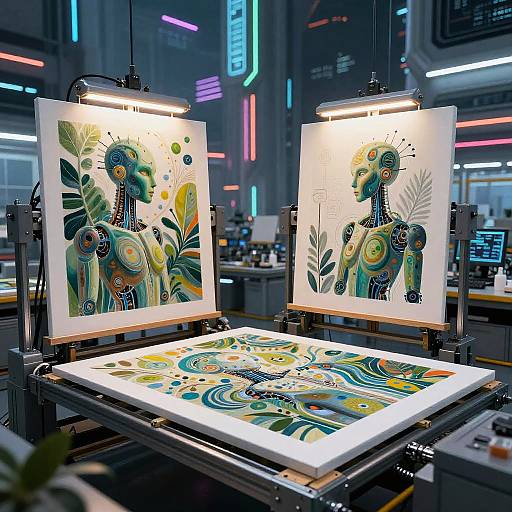 Cybernetic AI Art Factory