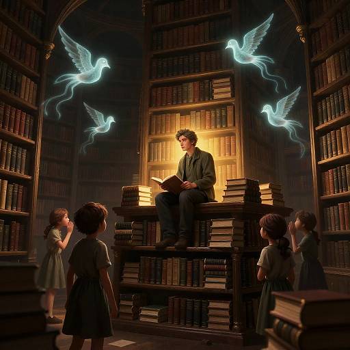 Silent Archivist and Whispering Apprentices