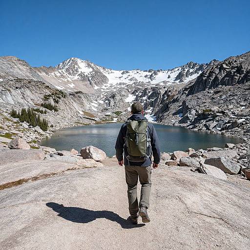 Data Jack Hiking in Rocky Mountains