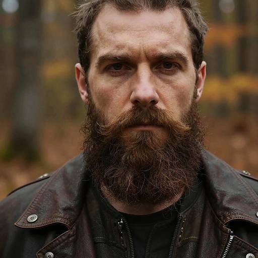 Rugged Kinnbart Beard Portrait