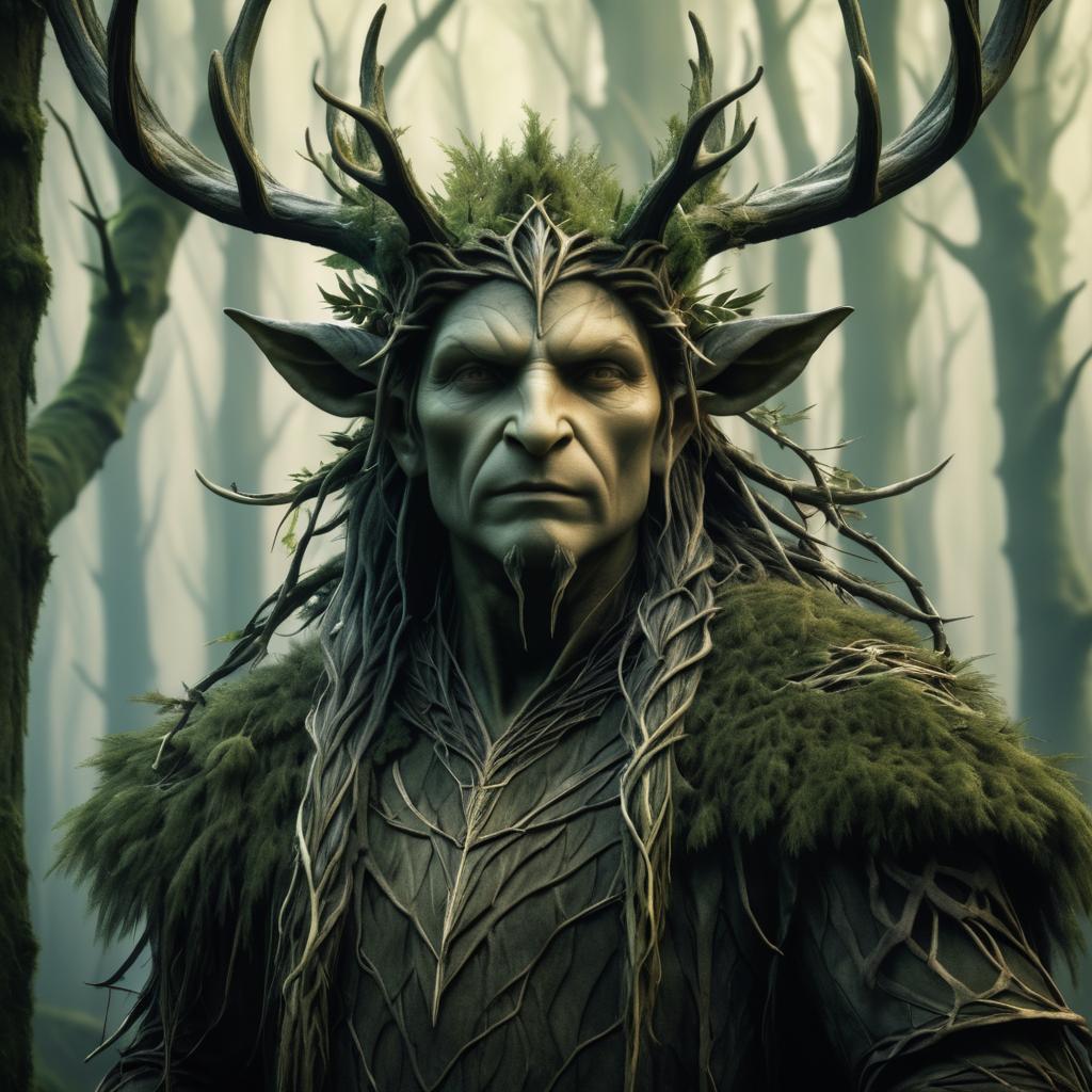 Ancient Forest Guardian Character Portrait