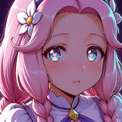 Illustration of Hanami kotoha, precure in the style of Randomboobguy