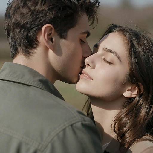 Intimate Outdoor Couple Portrait