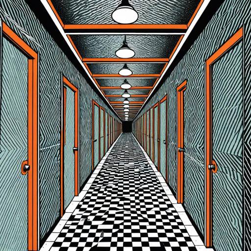 Endless Corridor in Escher's Style