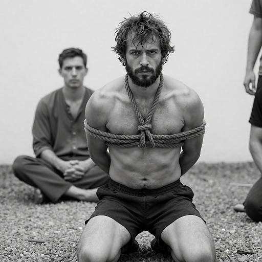 Dramatic Black and White Photograph